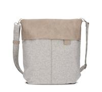 Zwei Damen Umhängetasche Olli OT12 Crossbody-Bag 7 Liter strapazierfähige & wasserabweisende Schultertasche, hochwertige Qualität, Schlüsselring, zusätzlicher Schultergurt, Geheimfach (sand)