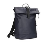 Zwei Rolltop-Rucksack CARGO CAR200 Laptop-Rucksack wasserfest 12/14 Liter leichter Tagesrucksack mit Schlüsselband, Trennfächer & Schlaufe für Fahrradlicht, sportlich-modern (blue)