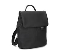 zwei Rucksack, Nubuk-Schwarz, 36