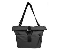 Zwei Sling Bag JONA JO100 - Crossbody Umhängetasche 8-9 L für Damen & Herren - Rolltop-Design, erweiterbar - Sportlich-moderne Schultertasche, Rucksack-Alternative, robust & wasserabweisend (black)