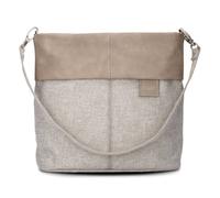 Zwei Damen-Handtasche Olli OT8 – Crossbody 3L, wasserabweisend, bicolor, inkl. 2 Gurte (sand)