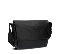 Zwei Unisex Messenger-Bag Cargo CA135 wasserabweisende Umhängetasche 9 Liter DIN-A4 passend verstellbarer Schultergurt Magnet-Verschlussklappe gepolstertes Laptop-Fach gute Innenausstattung (black)