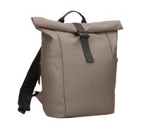 Zwei Rolltop-Rucksack JONA JOR200 – Unisex, Laptopfach, Flaschenhalter, 15–19 L (mocca)