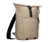 Zwei® Unisex Rucksack JONA JOR350 - Laptop-Rucksack 15" mit Rolltop, Seiteneingriff, Volumenerweiterung, gepolstertem Rücken & Gurten - wasserabweisend & robust für Alltag, Uni & Reisen (mocca)