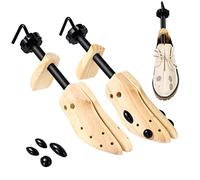 Zwei-Wege-Schuhspanner aus Holz, verstellbare Länge und Breite, für Damen und Herren (Herrengröße 43-47, Damengröße 44-47)