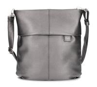 Zwei Damen Handtasche Mademoiselle.M M12 Umhängetasche 7 Liter klassische Crossbody Bag aus hochwertigem Kunstleder, DIN-A4 passend (cosmos)