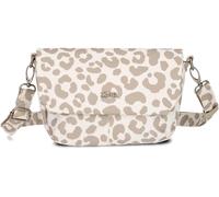 Zwei Damen Handtasche Mademoiselle.M M40 kleine Umhängetasche 1 Liter Crossbody-Bag mit Magnetklappe & Reißverschluss klassisch-elegante Abendtasche in Trapezform (leo-cotton)