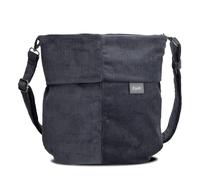 Zwei Damen Handtasche Mademoiselle.M M90 Umhängetasche 6 Liter klassische Crossbody Bag, weiches Kunstleder, Schulter-Tasche inklusive zweitem kurzen Gurt (cord-polar)