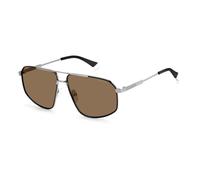Zweifarbige Edelstahl-Sonnenbrille Einheitsgröße
