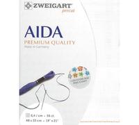 Zweigart Precut Aida col. 101 Stoffzuschnitt, 48 x 68 cm