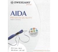 Zweigart Precut Fein-Aida 18 ct. col.11 Stoffzuschnitt, 48 x 68 cm