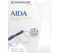 Zweigart Precut Stern-Aida col.101 Stoffzuschnitt, 48 x 68 cm