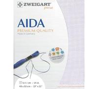 Zweigart Precut Stern-Aida col.5050 Stoffzuschnitt, 48 x 68 cm