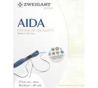 Zweigart Precut Vintage Aida col.1019 Stoffzuschnitt, 48 x 68 cm