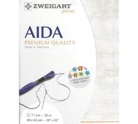 Zweigart Precut Vintage Fein-Aida 18 ct. col.1079 Stoffzuschnitt, 48 x 68 cm