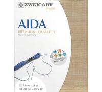 Zweigart Precut Vintage Fein-Aida 18 ct. col.3009 Stoffzuschnitt, 48 x 68 cm