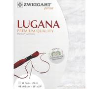 Zweigart Zählstoff LUGANA Precut 25 ct. 3835 Farbe 7139 Vintage marmor, Handarbeitsstoff für Stickerei 48x68 cm