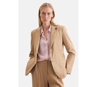 Zweiknopf Twill Blazer aus Leinen Mix Beige 42 (60.851900-0006-42)