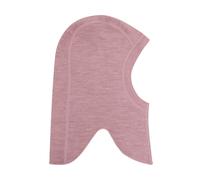 Zweilagige Kinder-Schlupfmütze aus 100% Merinowolle Extra Fine CeLaVi - rosa Lilas Melange Größe: 48cm (Größe 86)