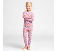 Zweilagige mitwachsende Leggings für Kinder Merino/Bambus rosa SAFA Größe: 74/80