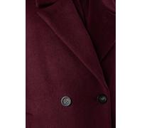 Zweireihiger Mantel aus Wollmix im Loose Fit rot L