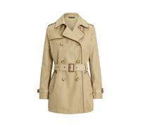 Zweireihiger Trenchcoat mit Baumwolle XS Tan