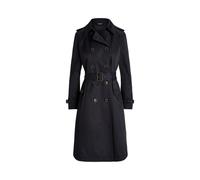 Zweireihiger Trenchcoat mit Gürtel XS Blue