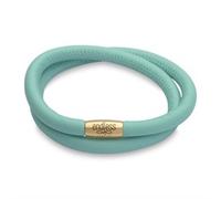 Zweireihiges Armband mint zweireihig gold 40cm
