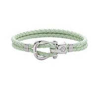 Zweireihiges Phinity Armband aus Leder, mint