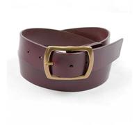zweisser Klassischer Herrengürtel Orwin Rot-braun Bundweite 76cm