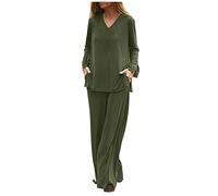Zweiteiler Damen Hosenanzug Hochzeit Festlich Elegant 2 Teilig Loungewear Einfarbig Sommer Outfits Streetwear Freizeitanzug Anzug Zweiteiler Tracksuit Set Damen