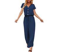 Zweiteiler Damen Sommer Loungewear Einfarbig Sommer Outfits Streetwear Freizeitanzug Anzug 2 Teiler Atmungsaktiv Sportanzug Lose Elegant Tracksuit Leinen Set Damen