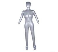 ZWEquipint Aufblasbare weibliche Schaufensterpuppe Ganzkörper Torso 165cm PVC mit Büste Taille Hüfte Messungen für Unterwäsche Kleidung Display im Einzelhandel Geschäfte