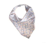 ZWEquipint Böhmisches florales Dreieck-Stirnband, elastischer Schal für Damen, Frühling, Sommer, Picknick, Outdoor, Khaki (3# Hellblau)