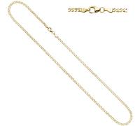 Zwillings-Panzerkette 333 Gelbgold 2,7 mm 45 cm Gold Kette Halskette Goldkette