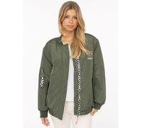 Zwillingsherz Blouson "Wild At Heart" in Khaki - Größe XL | Damenjacken