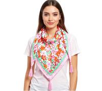 Zwillingsherz Dreieckstuch "Blumenwiese" in Bunt - (L)200 x (B)100 cm - 39% | Damen Schals Tuecher