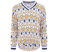 Zwillingsherz Bluse Damen Tunika Blusen und Tuniken luftige Sommerbluse Longbluse lässig Sommer Maritime Kleidung Blusenshirt Größe L/XL