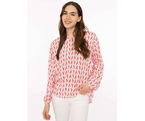 Zwillingsherz Bluse "Lobsters" in Weiß - Größe L/XL | Damen Blusen