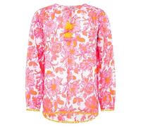 Zwillingsherz Bluse Tunika Shirt Langarm Modell Schmetterlinge Bunte Farben Gr. L