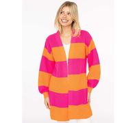 Zwillingsherz Cardigan "Blockstreifen" in Pink - 57% | Damen Pullover Cardigans