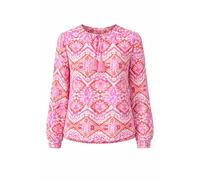 Zwillingsherz Damen Bluse Shirt Freizeit Tunika Modell Pünktchen Langarm, lässiger Schnitt, hochwertig verarbeitet, ideal für Freizeit & Büro