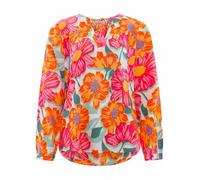 Zwillingsherz Damen Bluse Shirt Freizeit Tunika Modell Pünktchen Langarm, lässiger Schnitt, hochwertig verarbeitet, ideal für Freizeit & Büro