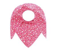 Zwillingsherz Damen Dreieckstuch - Halstuch Umschlagtuch Schultertuch - weiches Tuch aus Baumwollmix - großer leichter Damenschal - für jede Jahreszeit - Alltag, Büro & Freizeit Leo herzen