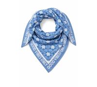 Zwillingsherz Damen Dreieckstuch Schal mit Muster leichter Baumwollschal modisches Accessoire