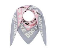 Zwillingsherz Damen Dreieckstuch Schal mit Muster leichter buntes Tuch modisches Accessoire