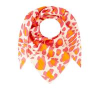 Zwillingsherz Damen Dreieckstuch Schal mit Muster leichter Musselin Baumwollschal modisches Accessoire