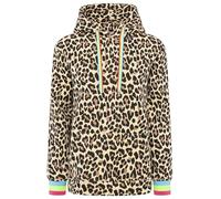 Zwillingsherz Damen Hoodie mit Kapuze - Kuscheliger Oversize Kapuzenpullover - Weicher Sweatshirt Pullover für Frauen Aufdruck - Stylischer Look für Frühling, Herbst & Winter - Loungewear Neon Leo
