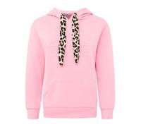Zwillingsherz Damen Hoodie mit Kapuze - Kuscheliger Oversize Kapuzenpullover - Weicher Sweatshirt Pullover mit süßer Leo Kordel- Stylischer Look für Frühling, Herbst & Winter - Loungewear Mode