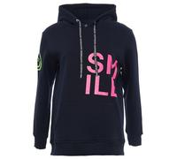 Zwillingsherz Damen Hoodie mit Kapuze - Kuscheliger Oversize Kapuzenpullover - Weicher Sweatshirt Pullover für Frauen Aufdruck - Stylischer Look für Frühling, Herbst & Winter - Loungewear Mode Smile